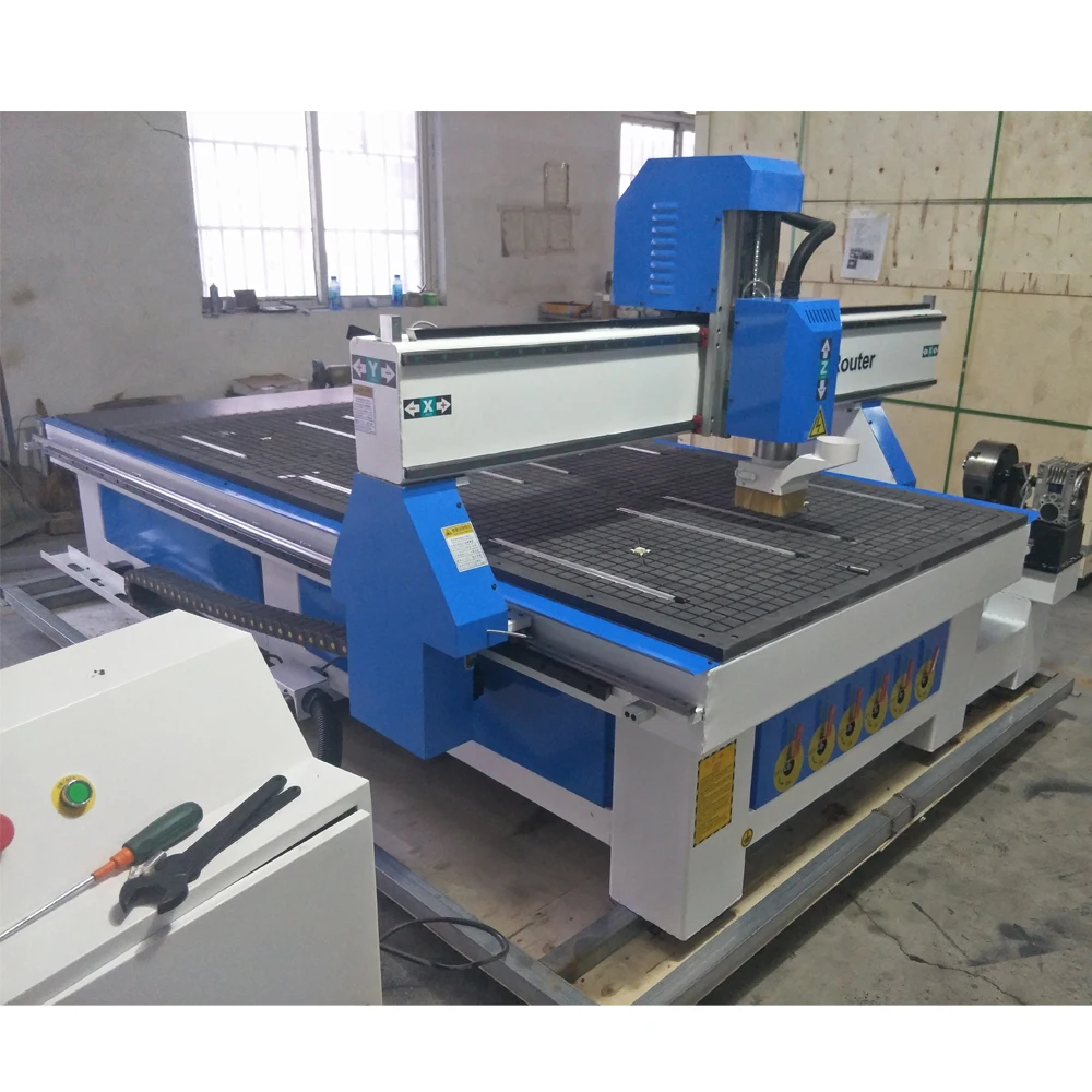 Robotec 1325 1300*2500 wood stair cnc router machine/rotary spindle router/3d for metal sale | Инструменты