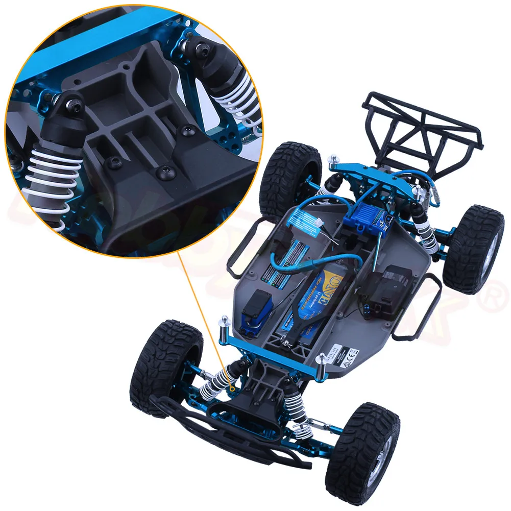 Алюминиевая передняя амортизирующая башня для грузовика 1/10 Traxxas Slash 2WD с коротким