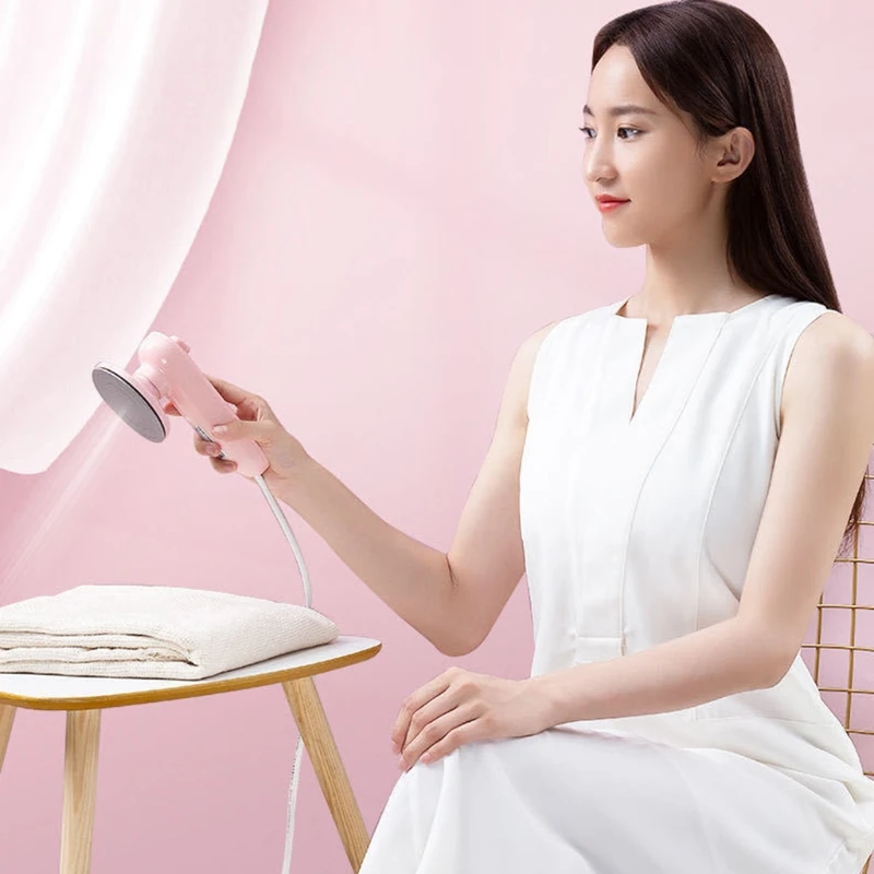 

Iron Steamer Travel Iron Temperature Control Foldable Handheld Electric Steam D0JE