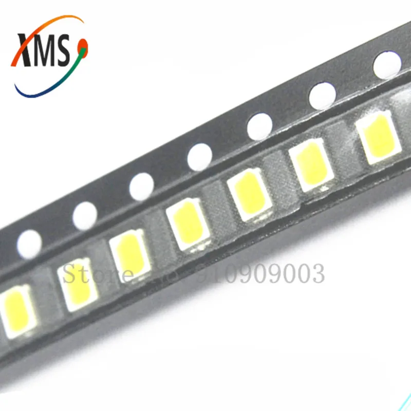 Ультраяркий светодиодный чип 100 SMD, 3020 светодиодов для поверхностного монтажа, 6500K, 6-7 лм, 20 мА, 3 в, SMT СВЕТОДИОДНЫЙ светильник светодиодов для ламп PCB, шт.