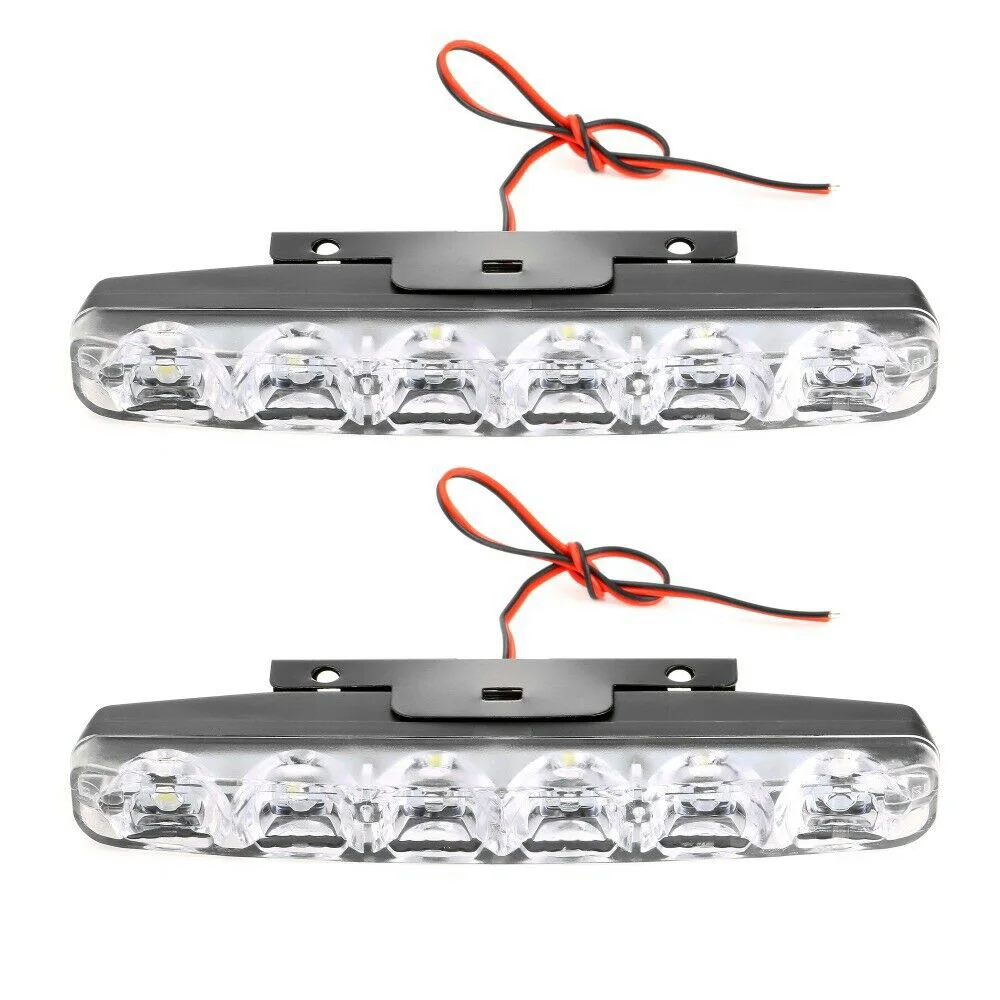 

Anti-collision Fog light Daytime Running Lights DRL Super Bright 8W 6000K 12V