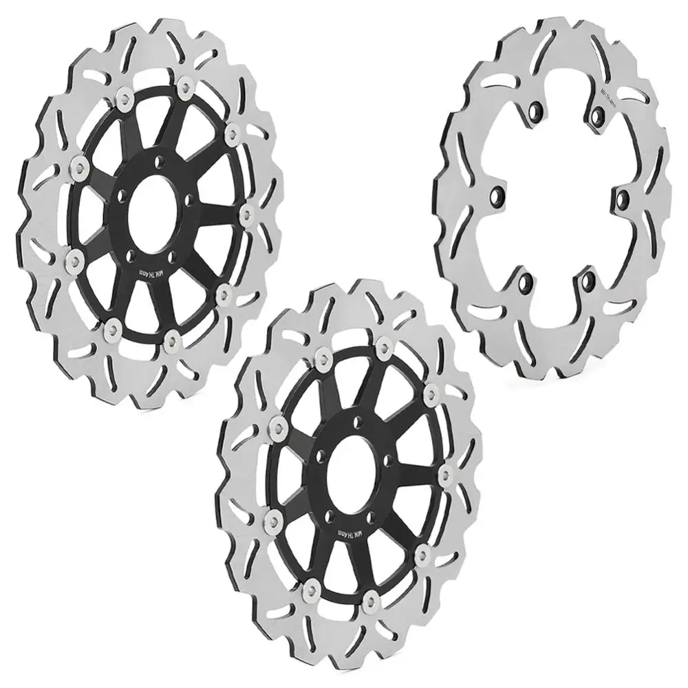 

BIKINGBOY Front Rear Brake Disks Discs Rotors For Kawasaki GTR 1000 ZG 1000 1994 1995 1996 1997 1998 1999 2000 01 02 03 04 05 06