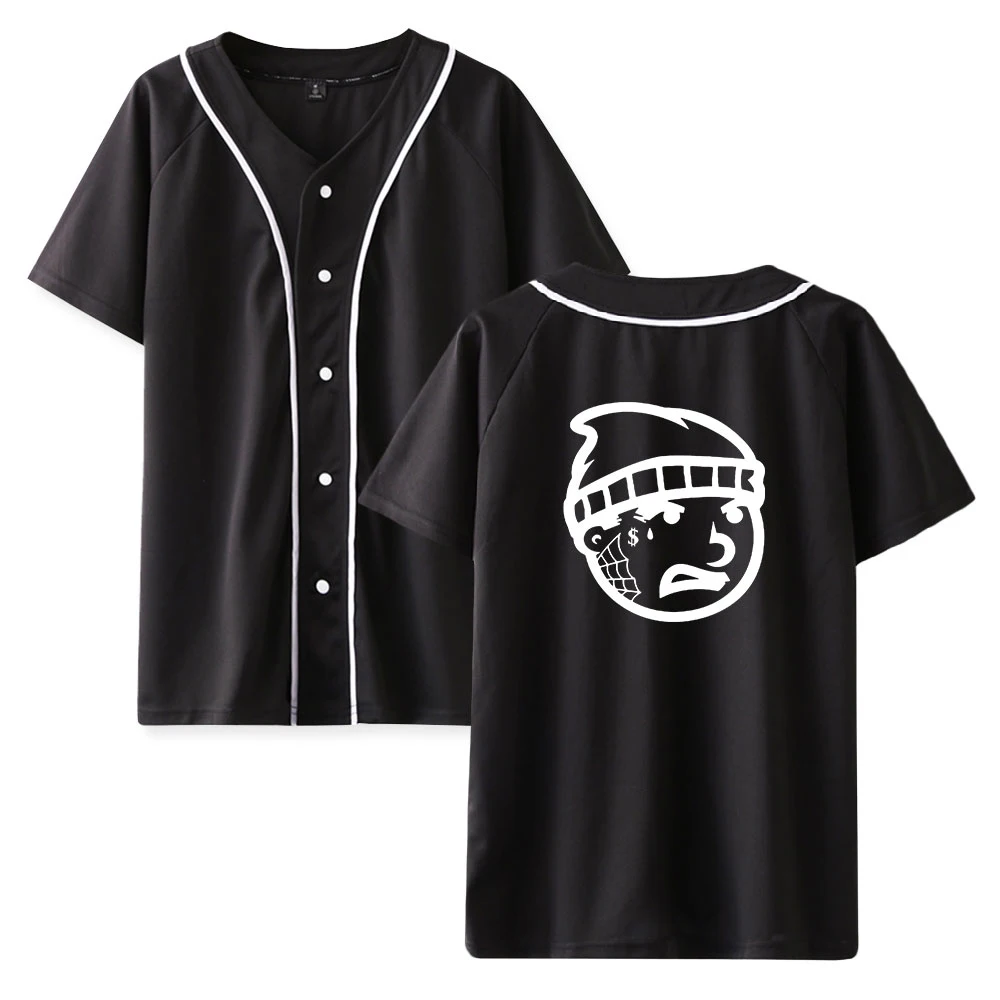 

WAWNI Gera MX Thin Baseball Uniform SingleBreasted Harajuku Cotton & Polyester Fashion Printed Tops Hip Hop Baseball Uniform New