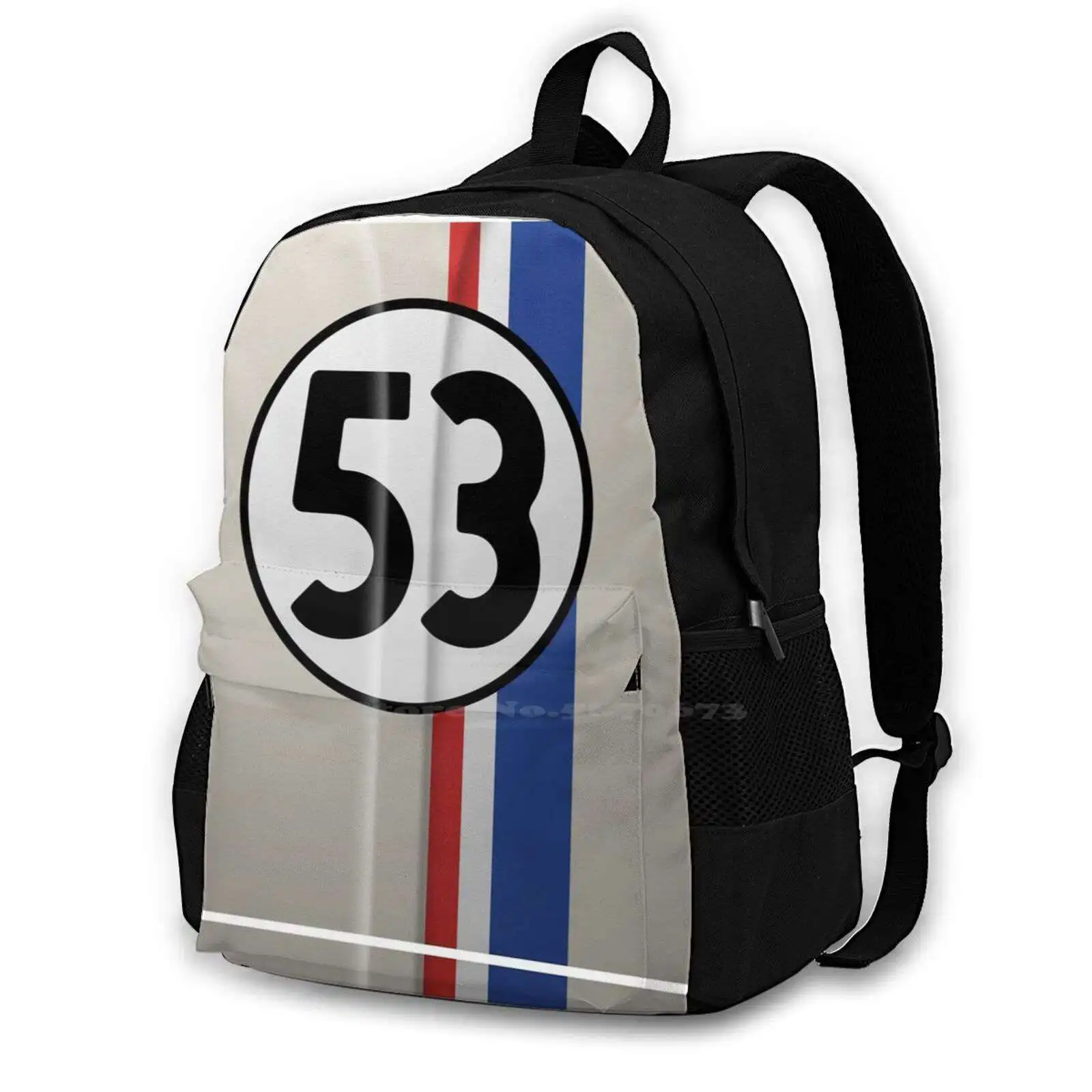 

Рюкзак Herbie 53 «The Love Bug» для студентов, школьный, дорожный рюкзак для ноутбука, Herbie Beetle Car Lovebug