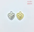Колье Eruifa из цинкового сплава с надписью Nice Heart, 20 шт., 12 мм, серьги-браслеты, ювелирные изделия ручной работы, 2 цвета
