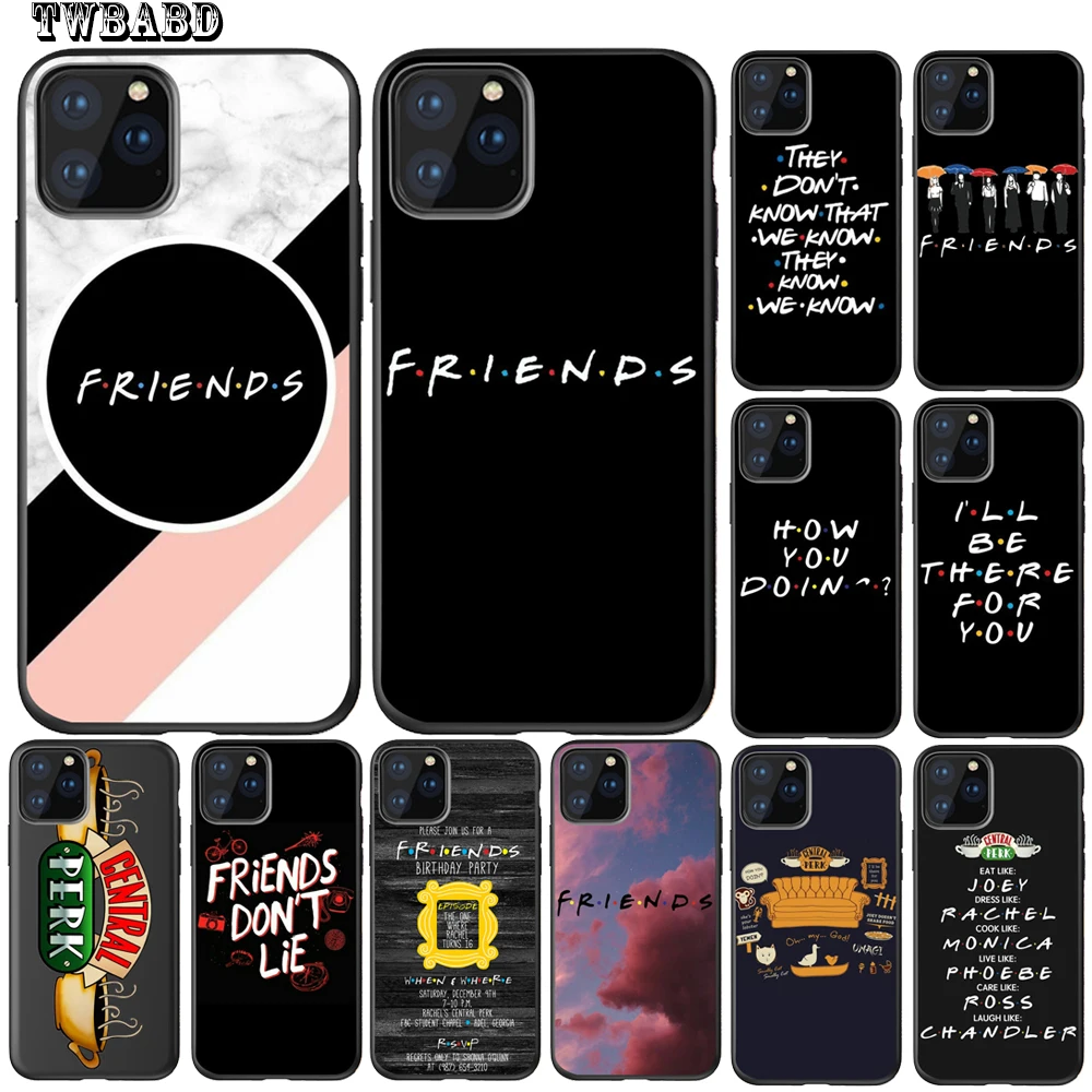 Чехол для iphone 11 чехол Iphone Friends ТВ шоу 8 Pro Max 7 X XS XR 6 Plus SE|Бамперы| |