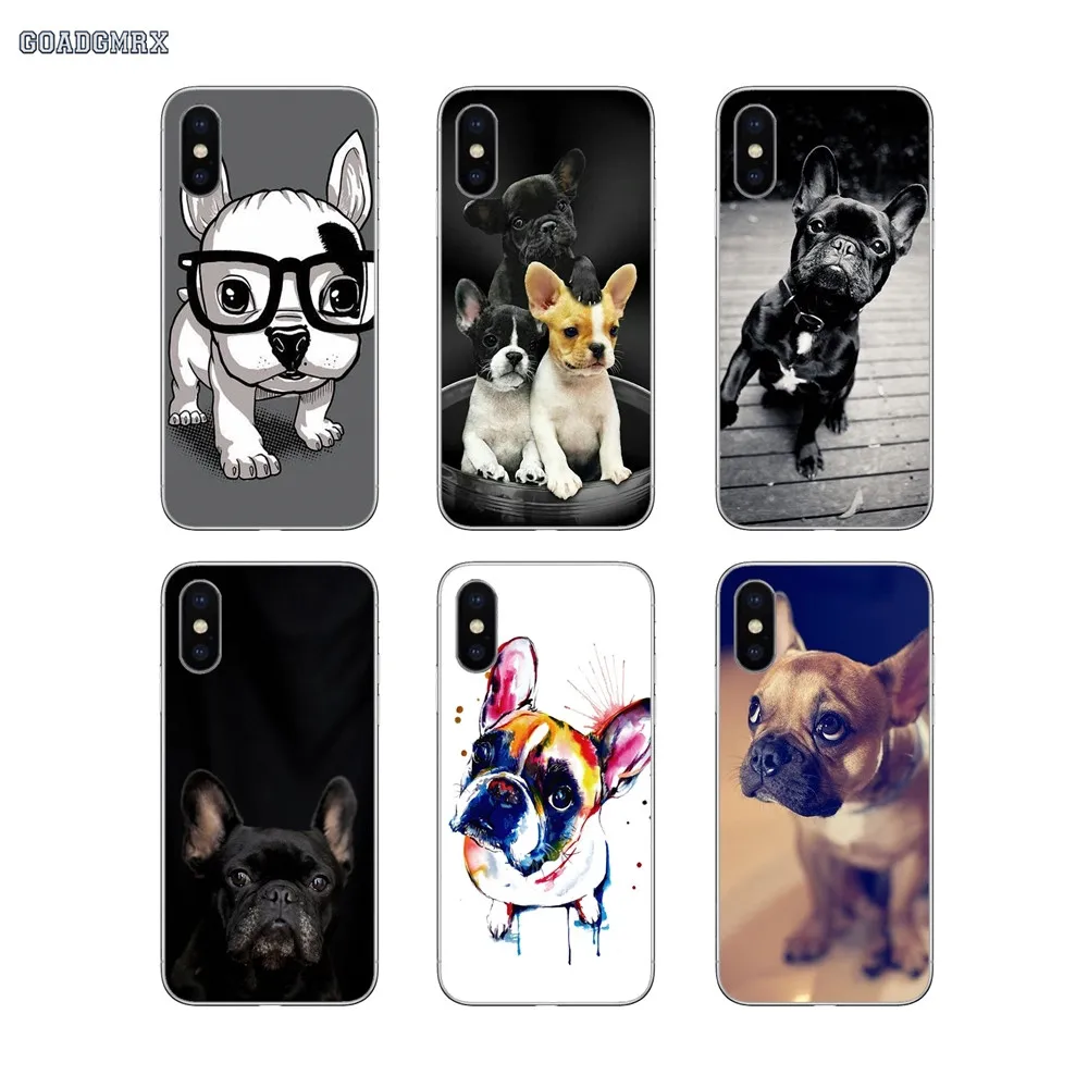 Soft Cover Bag French Bulldog Boston Terrier Puppy For Xiaomi Redmi Note 2 3 4 5 5A 6 7 Mi 8 Pro Lite 9 SE 5S 5X 6X Pocophone F1 | Мобильные