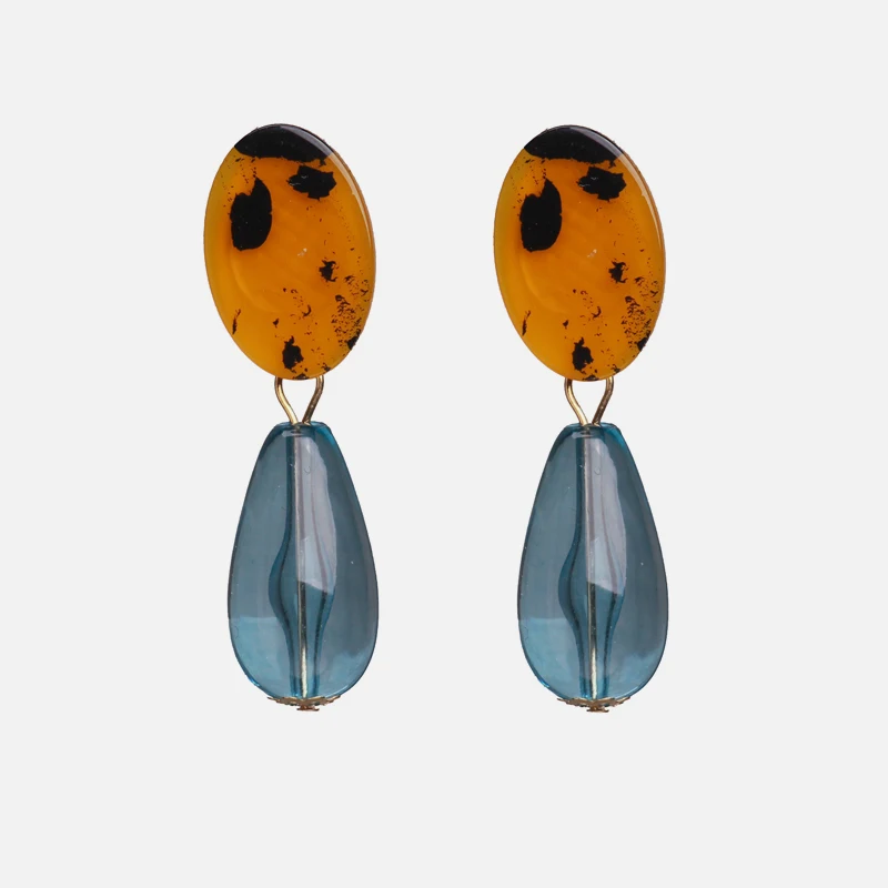 Ztech 32 дизайн синий кристалл/Кисточка/смолы Eearrings pendientes mujer moda Za новые большие массивные Оптовые аксессуары для ушей