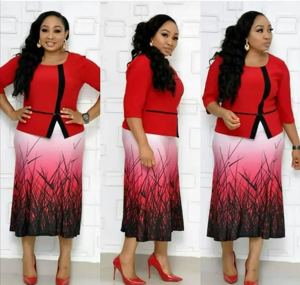 2019 летнее модное популярное OL стильное платье средней длины с круглым вырезом и