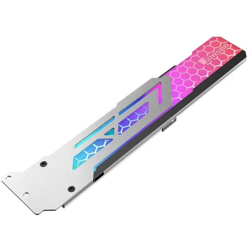 Jonsbo V3 ARGB/RGB видеокарта поддержка 3 Pin RGB Автоматическая сменная рамка Шасси светодиодный Кронштейн для 3 Pin 5V материнская плата