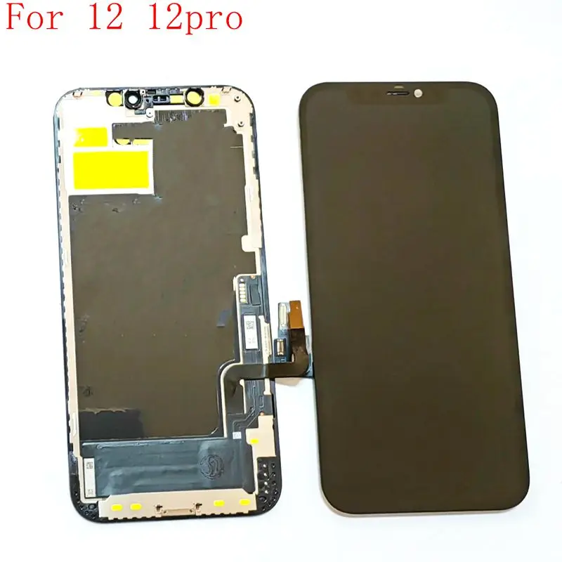

Для Iphone 12 12pro 12 mini 12pro max ЖК-дисплей в сборе + сенсорная панель стекло дигитайзер полный XR