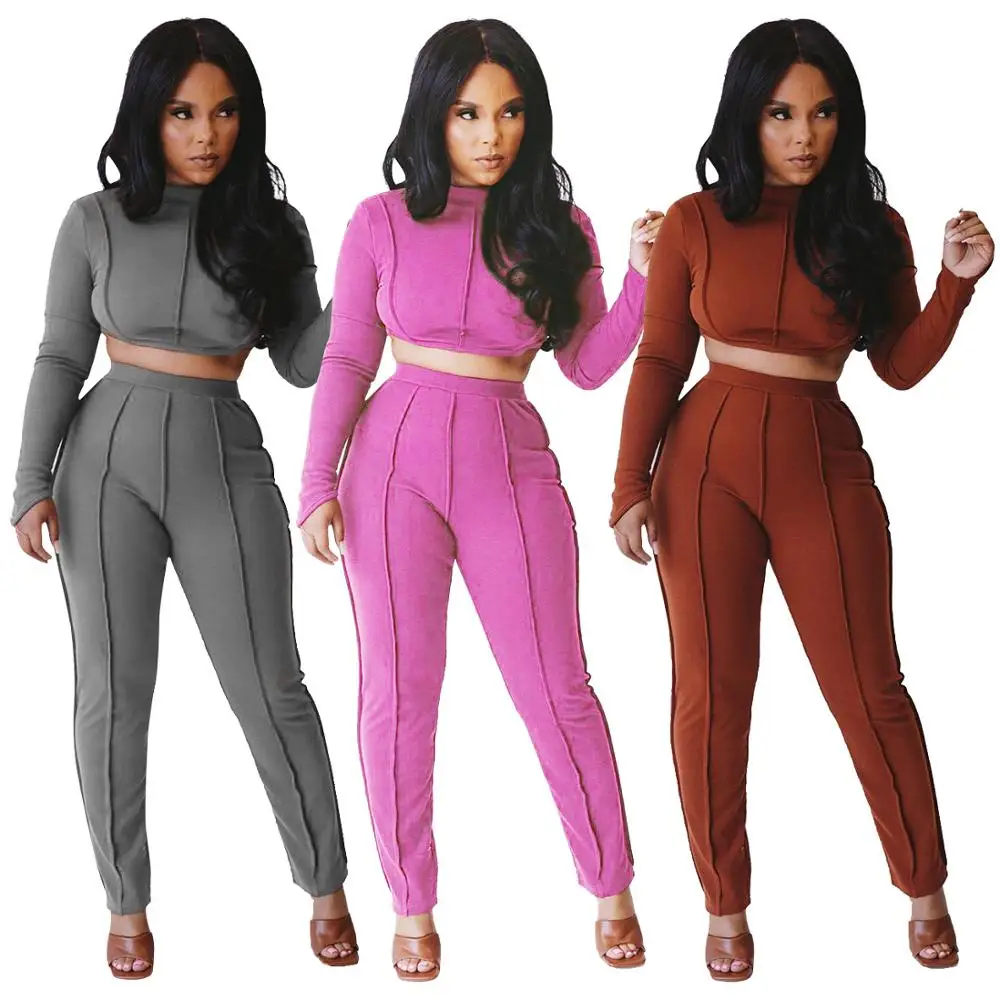 

2020 Woman Suit Fashion Autumn Winter Newest Sport Patchwork Casual Backless