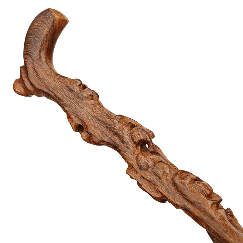 Красное дерево деревянный костыль крылья старый костыли трость для пожилых