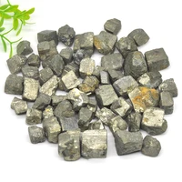 natural iron pyrite healing crystals small bulk fools gold quartz reiki tumbled energy stone raw gemstone for diy decor crafts