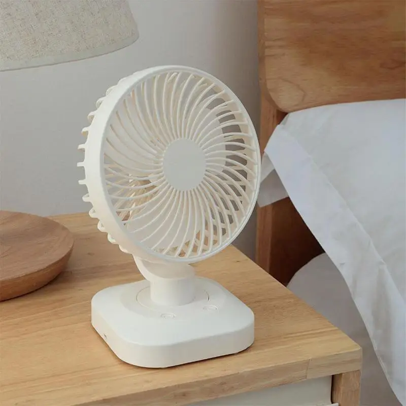 

silent rechargeable fan adjustable portable fan usb fan for office camping trip powered by battery and usb