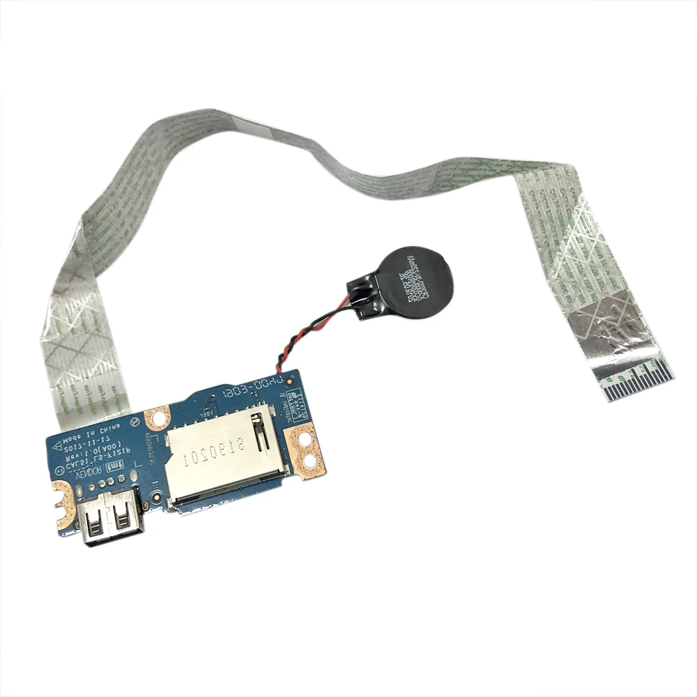 

USB SD Card Reader IO Board For Dell Inspiron 15 5570 5575 3490 3590 I5575-A214SLV NBX00028P00 NBX00028N00 XX86G 0XX86G
