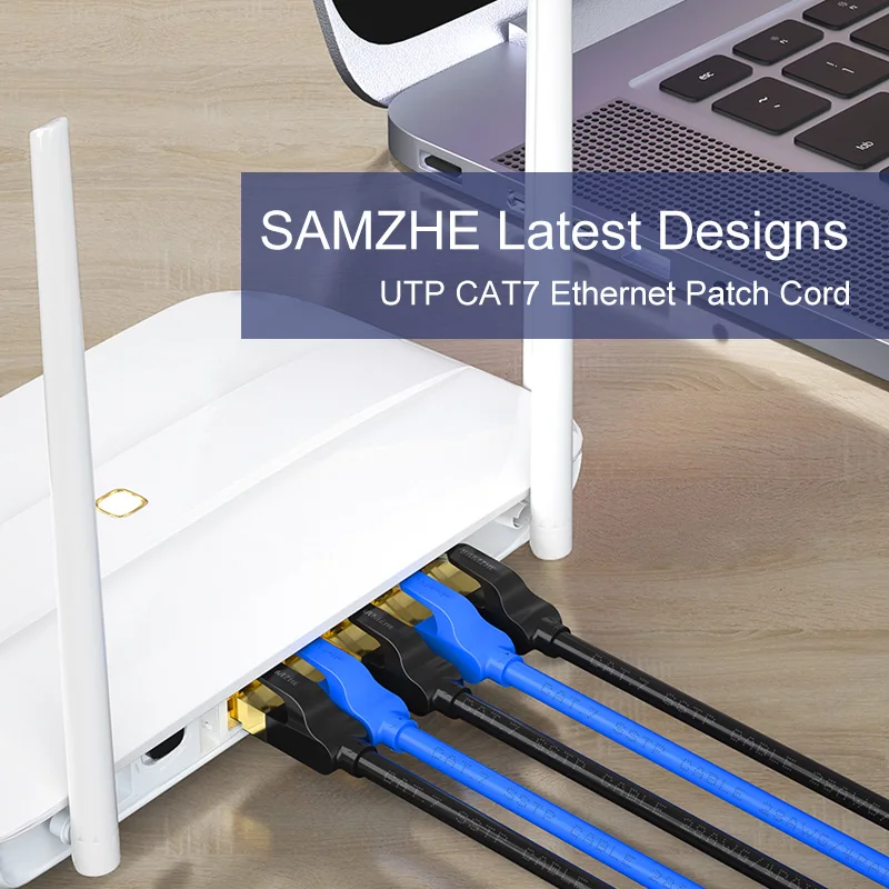 SAMZHE Cat7 FTP Ethernet коммутационный кабель CAT7 LAN стандартный RJ45 для компьютерного