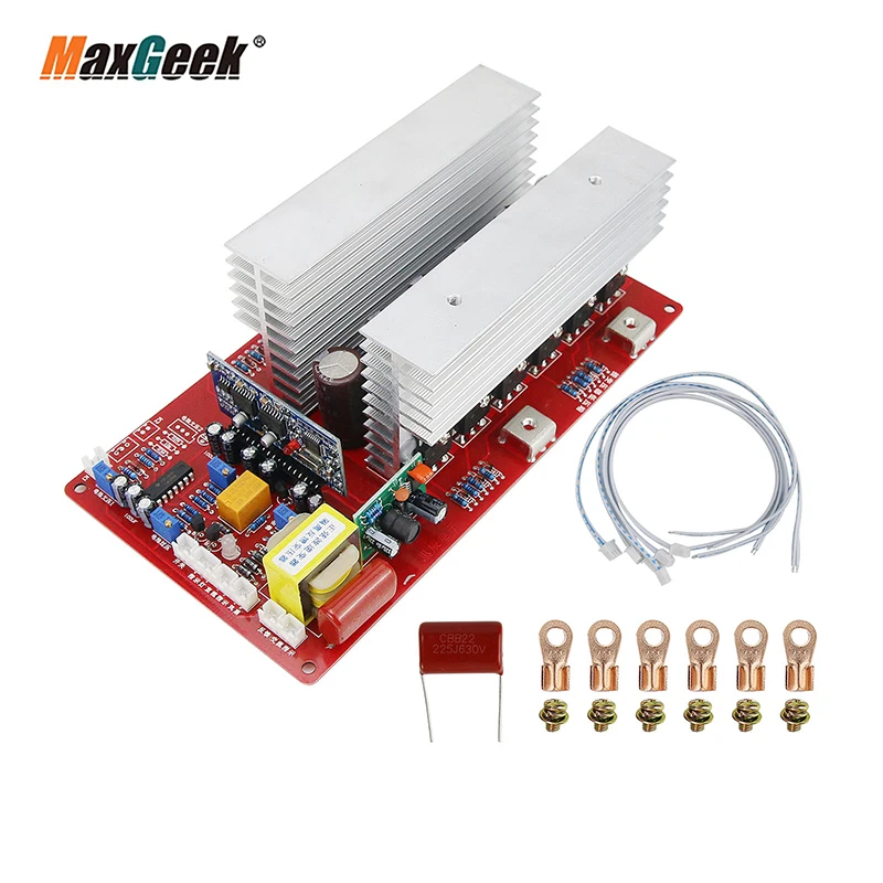Maxgeek 12V 1500 Вт Чистая Синусоидальная волна инвертирующий усилитель плата печатной