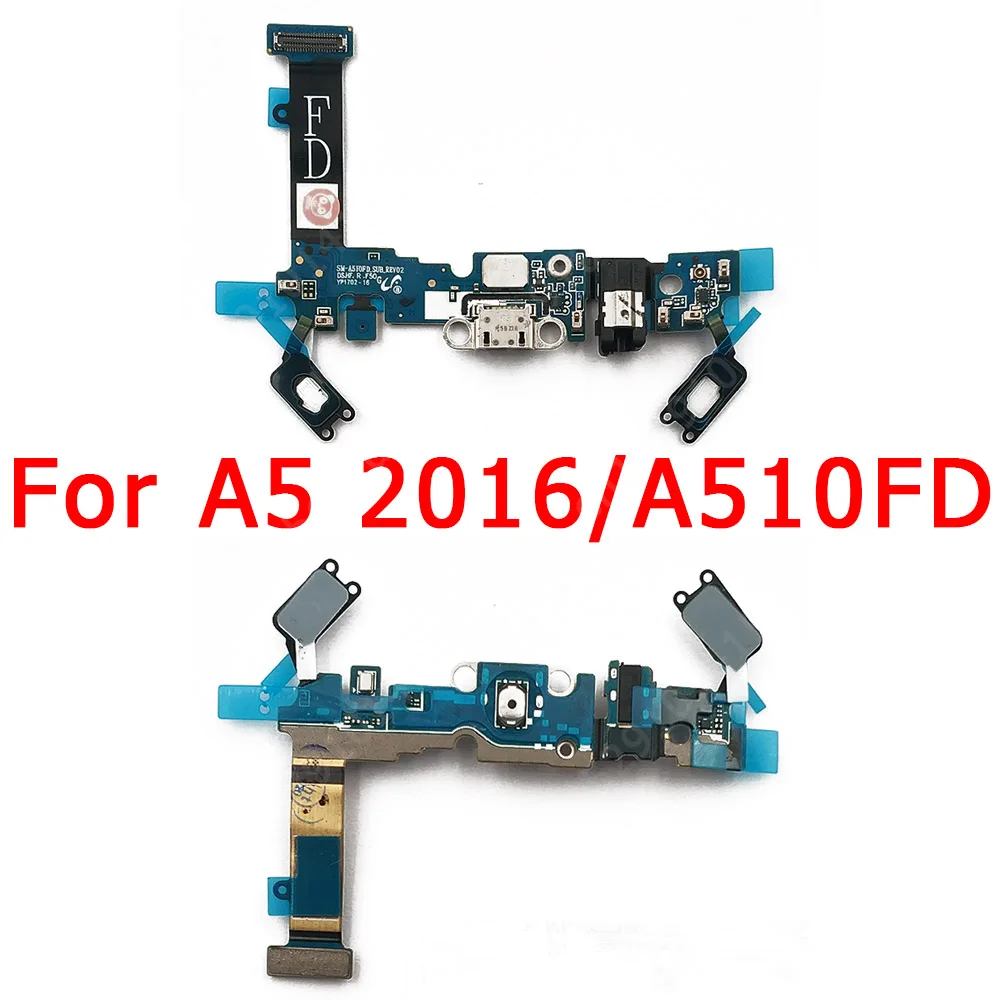 Оригинальная зарядная Плата USB для Samsung Galaxy A5 2016 A510 зарядный порт док станция