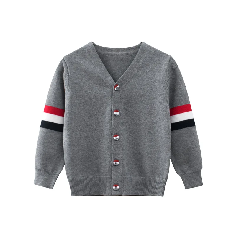 

Cardigan Boy Sweater Knitted Winter Clothing Kids Tops Autumn Warm For Toddlers Baby