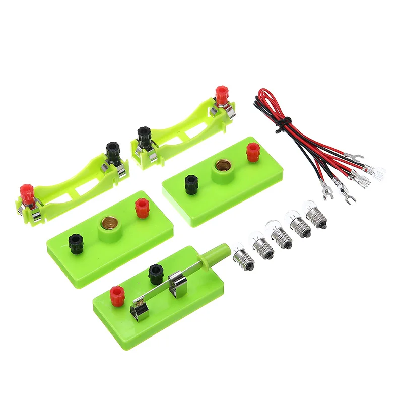 Electricity Learning Circuit Kit Kids Montessori Science Toys Experiment Basic Physics Educational Teaching | Канцтовары для офиса