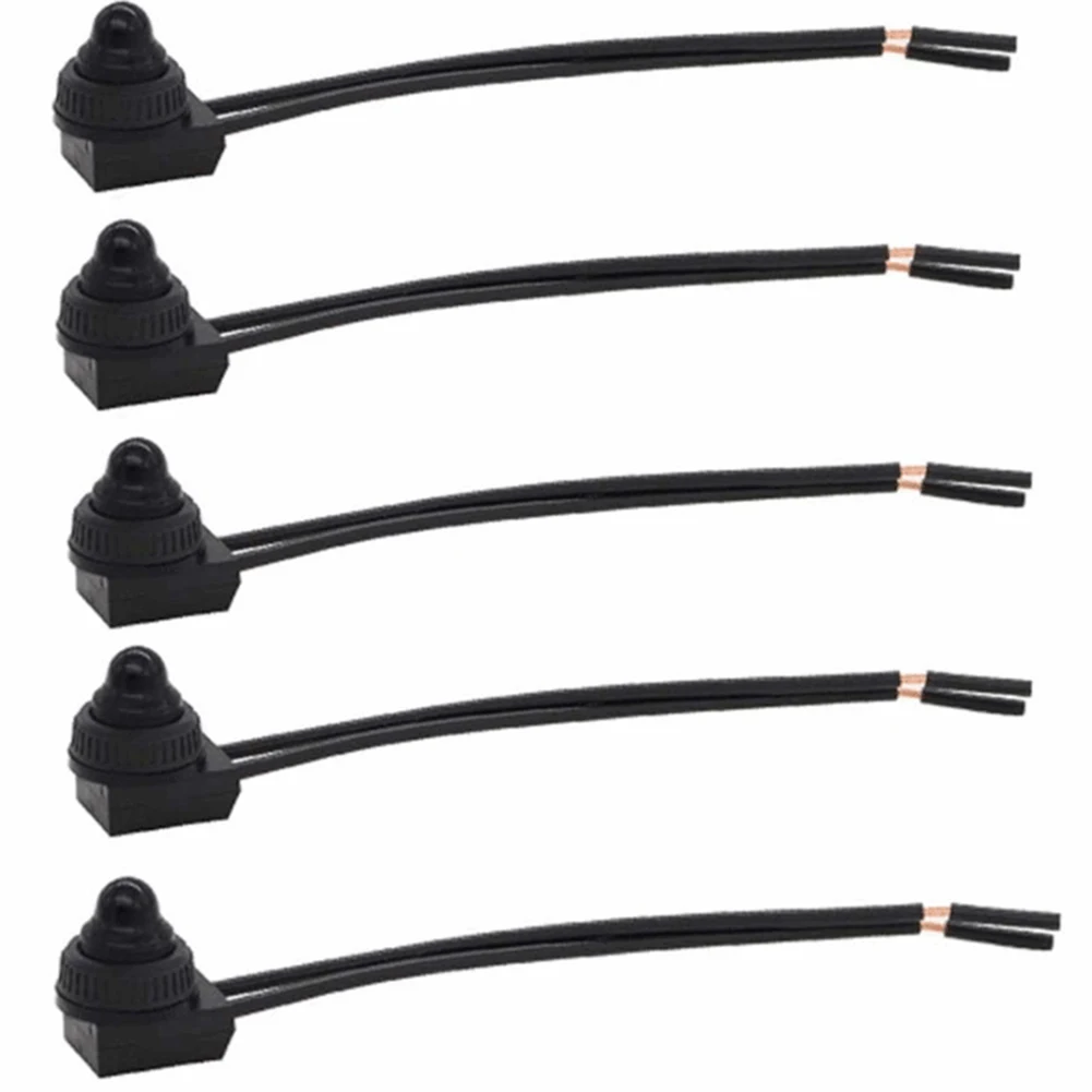 5 шт. светодиодный автоматический замок Водонепроницаемая кнопка переключателя