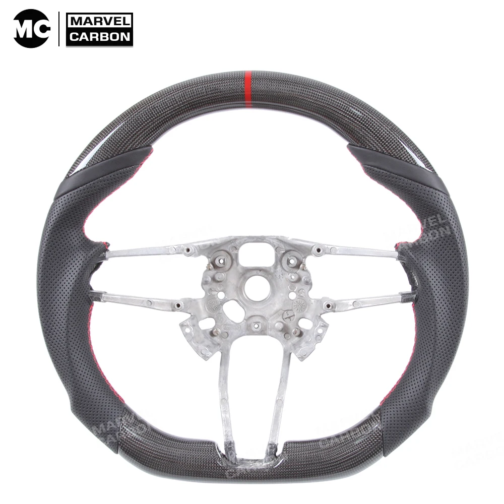 

Genuine Carbon Fiber Steering Wheel for Porsche 911 Cayenne Macan Panamera Taycan Boxster Cayman Spyder Tycan Panamera GTS CF