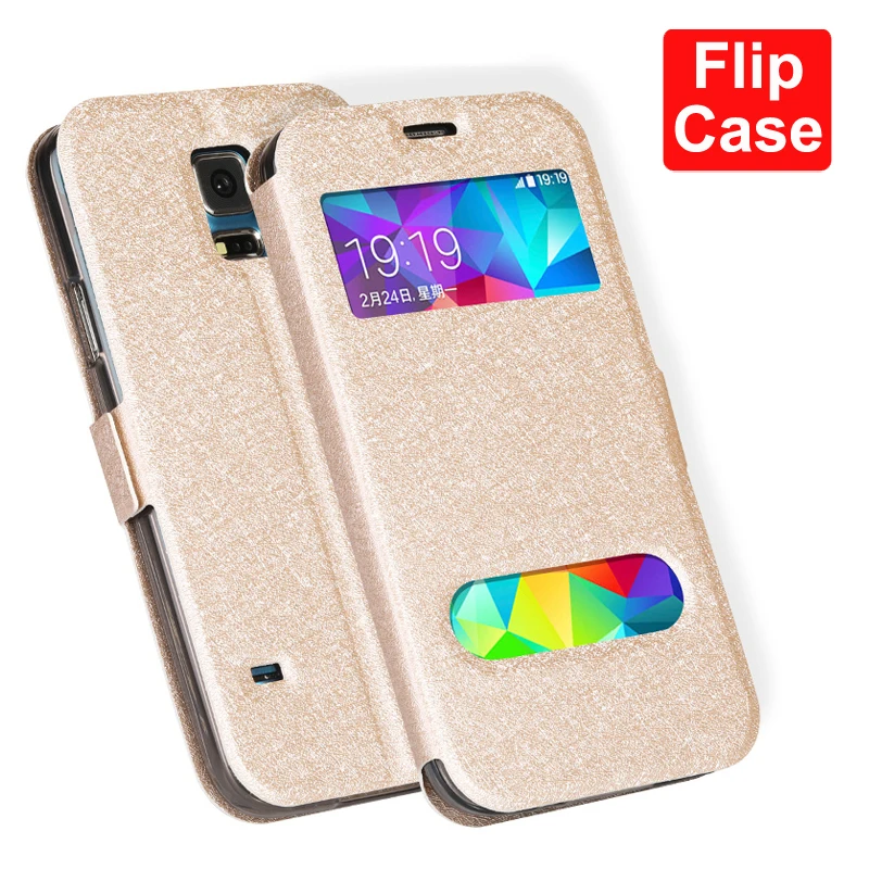 Чехол с открытым окошком для Samsung galaxy S5 Neo, чехлы из искусственной кожи для Samsung Galaxy S5Neo S 5 Neo, чехол