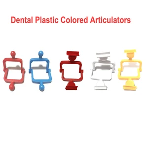 100 комплектов, стоматологический лабораторный пластиковый шарнир, смешанный цветной шарнир, одноразовый шарнир для работы на модели