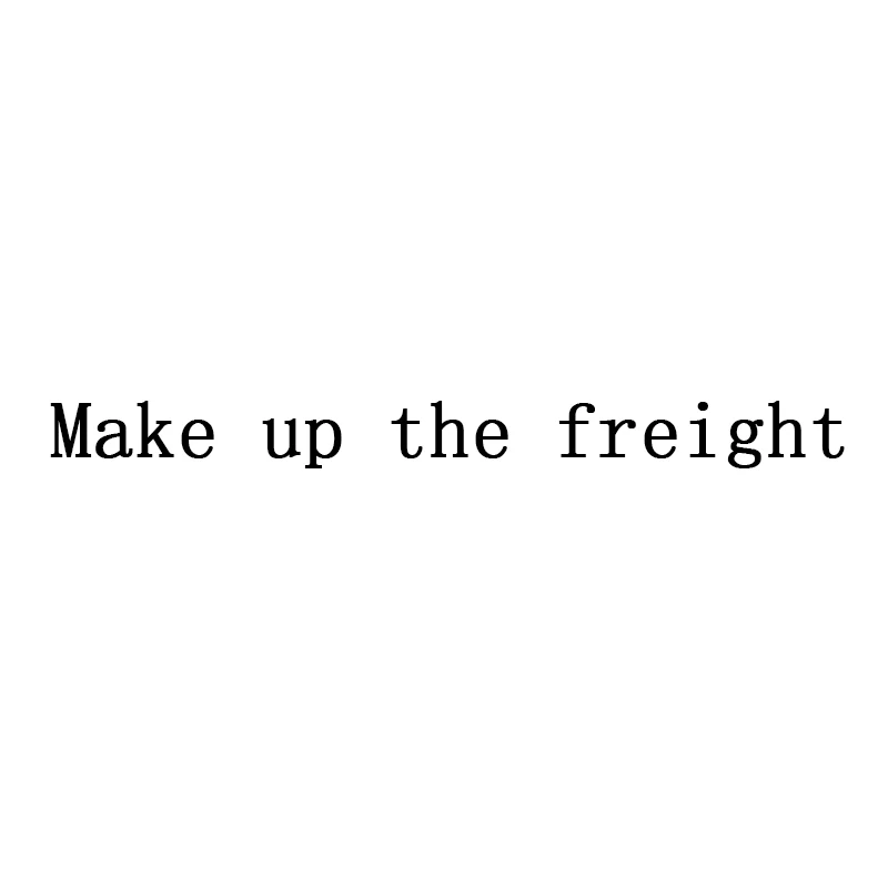 

Make Up The Freight