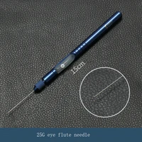 eye medicine flute needle titanium alloy straight flush type with silicone tools 20g23g25 microscopic instruments
