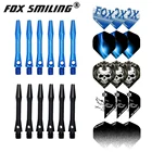 Лиса улыбающаяся, размер 41 мм, искусственные стрелы и дротики, набор для полета, дротики, перья, листья, фотография, набор для Dartboard