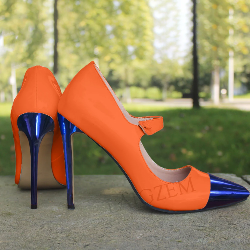 Туфли лодочки laigзем для женщин Великолепные туфли разных цветов на тонком