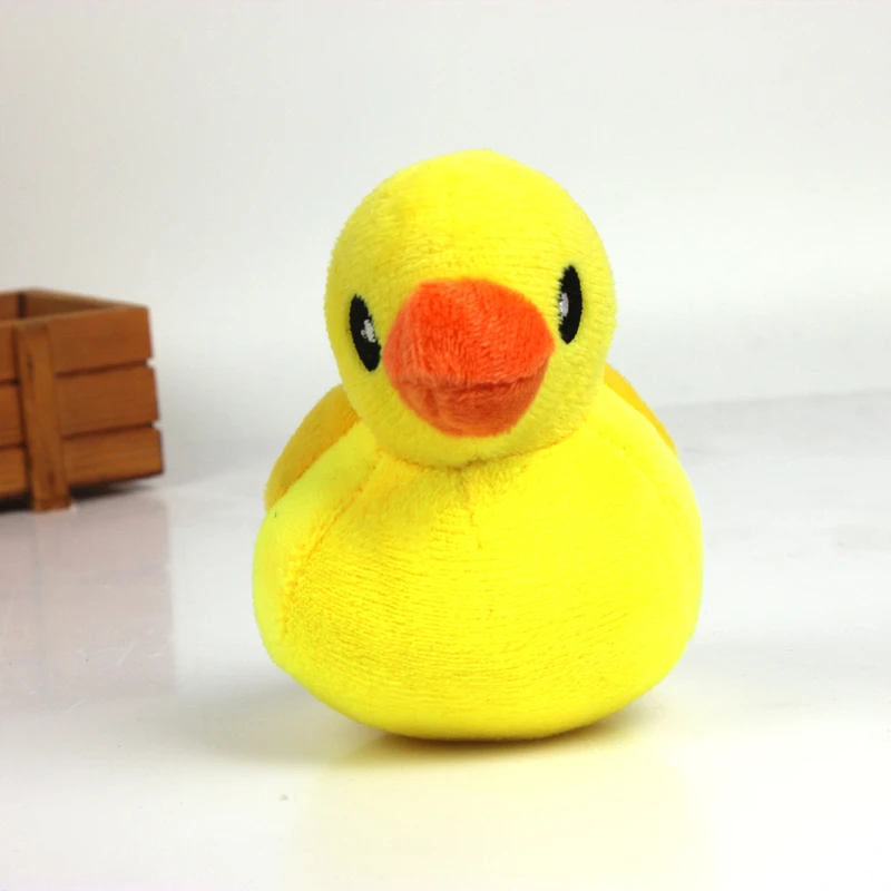 

Pet plush vocal dog toy cute little yellow duck 12X10CMCQ4