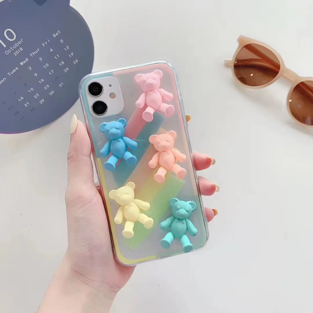 Мягкий ТПУ чехол для iPhone 12 Mini 11 Pro Max X XS XR SE 8 7 Plus|Бамперы| |
