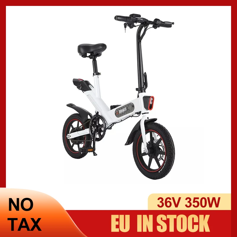 

C1-001 DOHIKER-Y1 Folding Electric Bike 10Ah Rechargeable Battery, 350W, 36V LED Headlight, WaterProof