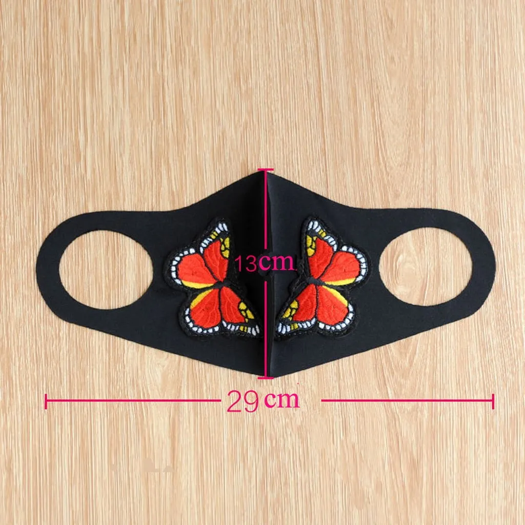 1/3 шт. взрослая маска персик сердце Бабочка алмазная моющаяся многоразовая для