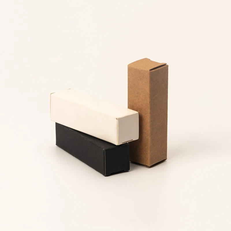 20 шт. коробка из крафт-бумаги для губной помады красочная трубка картонная