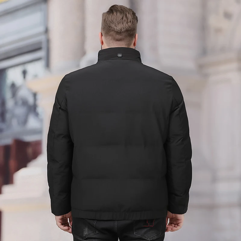 Большие размеры 8XL 7XL зимняя куртка мужская парка плотная теплая одежда