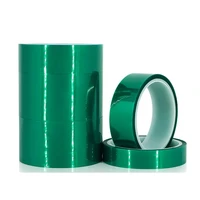 yx green pet heat resistant high temperature masking shielding adhesive tape for pcb solder plating insulation protection 33m