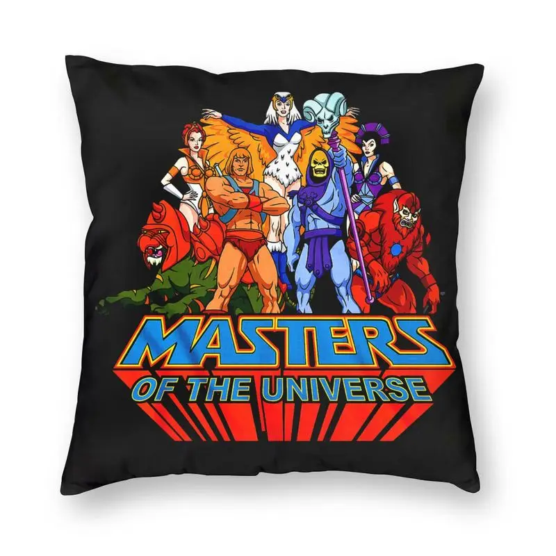 

He-Man And The Masters Of The Universe Throw Pillow Case Home Decor Cartoon Skeletor Cushion Cover 40x40 Pillowcover for Sofa