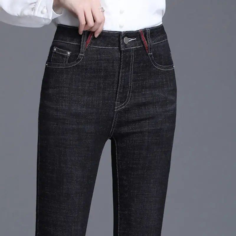 

Woman Jeans Pants High Waist Stretch Pencil Pants Skinny Pants Black Trousers for Women