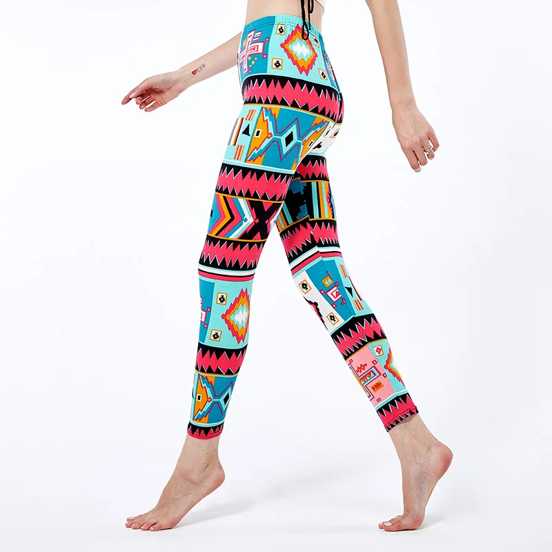 

Women Leggings Fitness Slim Workout Leggings Trousers Fashion High Waist Pants Clothing