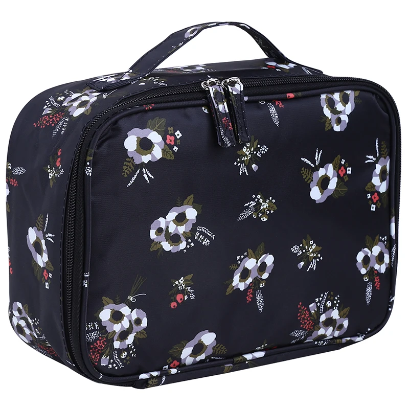 Женская портативная косметичка для туалетных принадлежностей вместительная