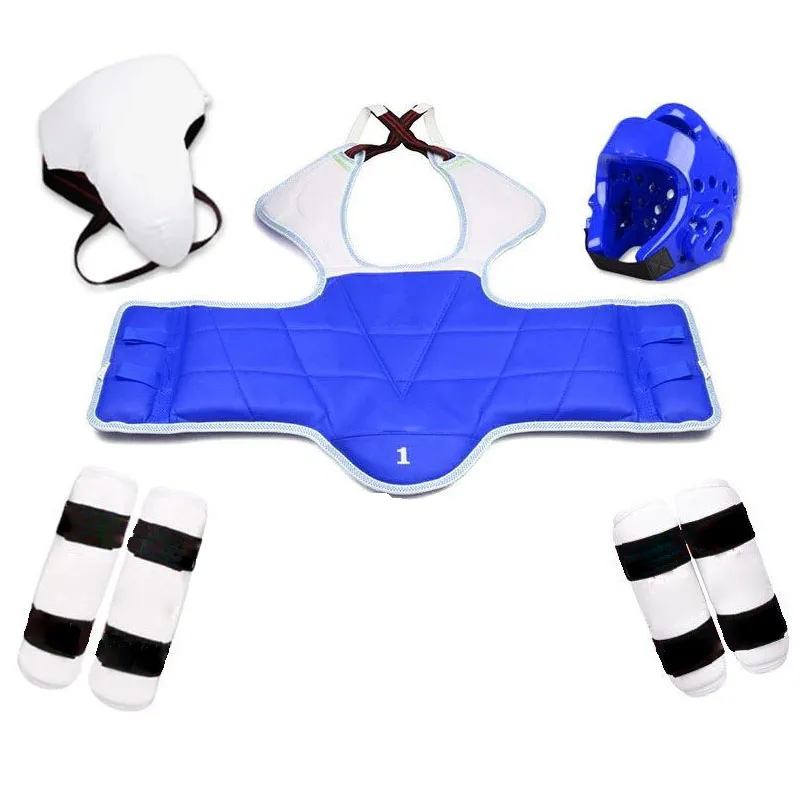 Набор из пяти предметов для тхэквондо Броня на шлем боксерская перчатка