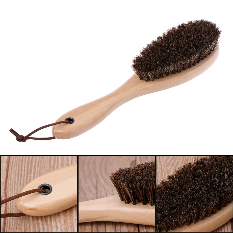 Натуральная щетка из конского волоса к карнавальному костюму блеск очиститель