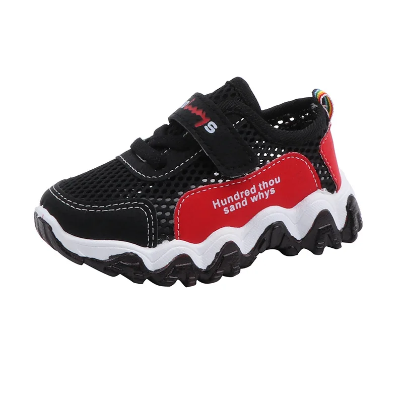 Детские кроссовки для мальчиков и девочек летняя модная пропускающая воздух