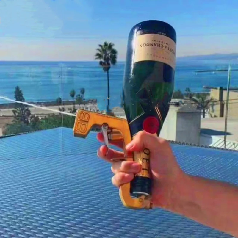 

Champagne Wine Dispenser Bottle Beer spray gun Bottle Cap wine stopper Ejector Feeding Bar Tools Bottle Cap Stopper Ejector