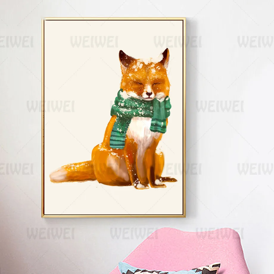 Животные домашний Декор живопись сова милое теплое сердце гостиная холст Ранняя