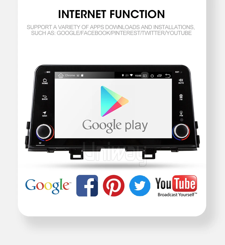 Uniway android 9,0 2G+ 3 2G dvd-плеер автомобиля forKia Picanto gps навигация автомобильный мультимедийный плеер Видео Радио плеер